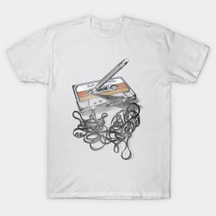 Broken radio tape T-Shirt